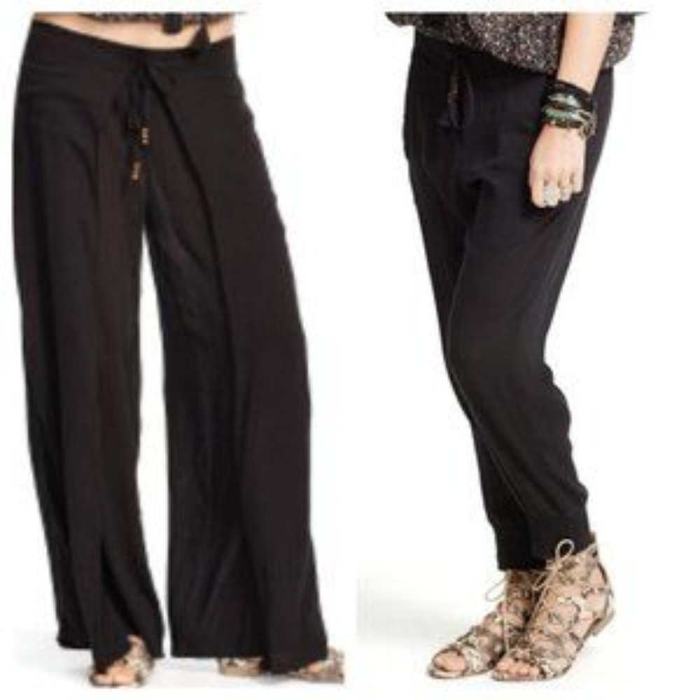 Ralph Lauren Demin & Supply Gauzy Navy Boho Pants